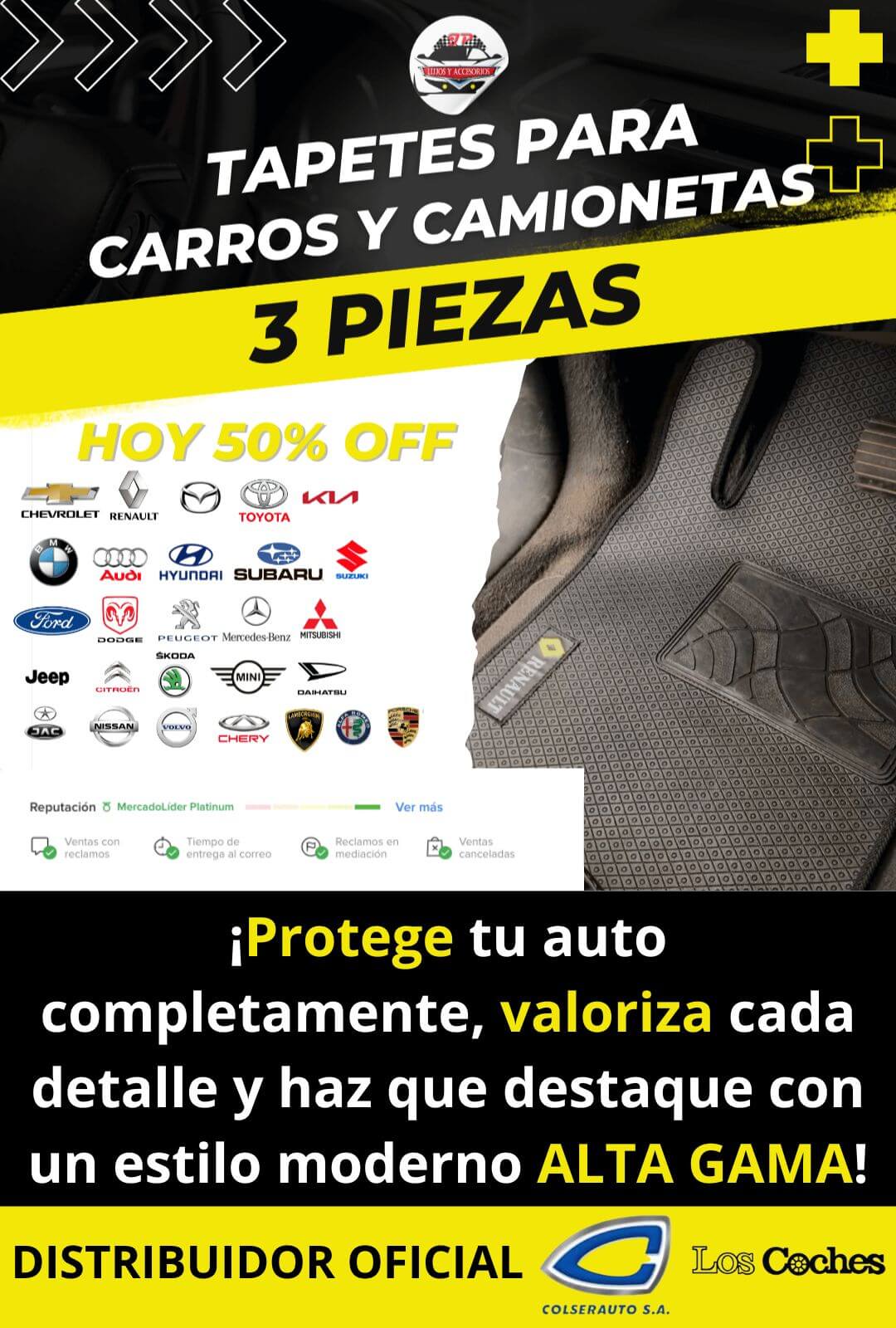 TAPETES PARA CARRO